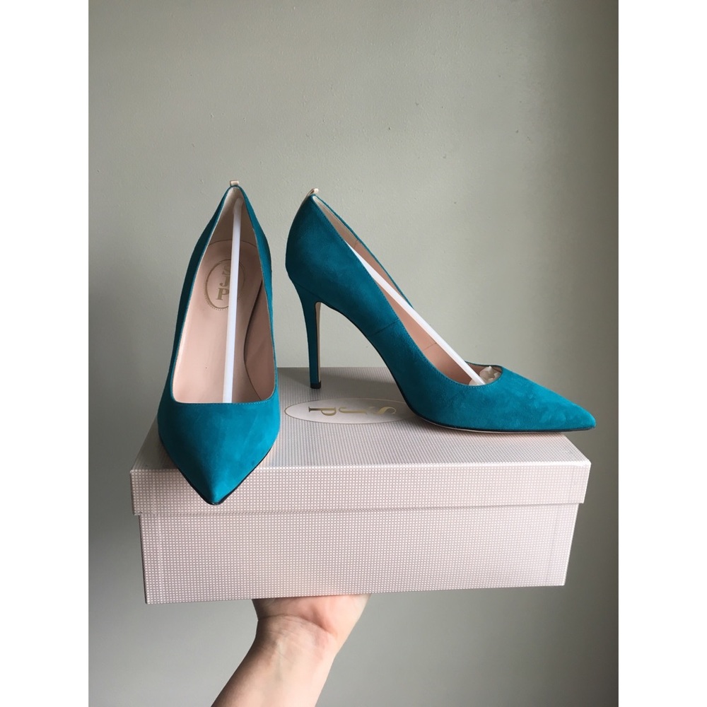 SJP Teal Pumps
